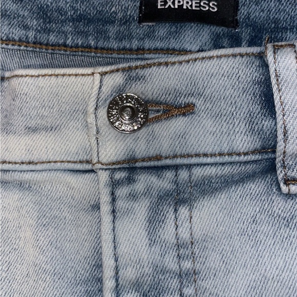 Express High Waisted Cropped Flare Jeans - Picture 5 of 5